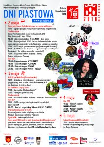 UMP plakat na Dni Piastowa A3 MD - 30 szt